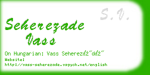seherezade vass business card